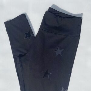 Jessica Simpson Shiny Navy Star Comfort Leggings